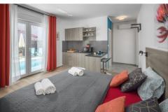 4 Studio APP con piscina - Vila Vala Appartamento 1 – Studio 3 foto 2