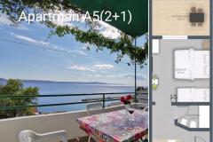 Appartamenti Reljic Appartamento 3 – A5(2+1) foto 1